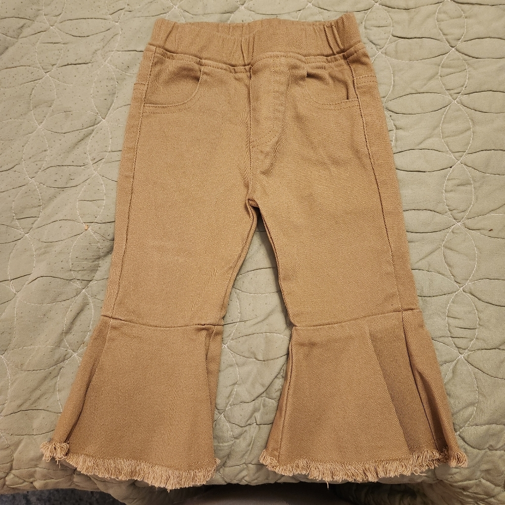 Girls boutique pants flare bottoms
